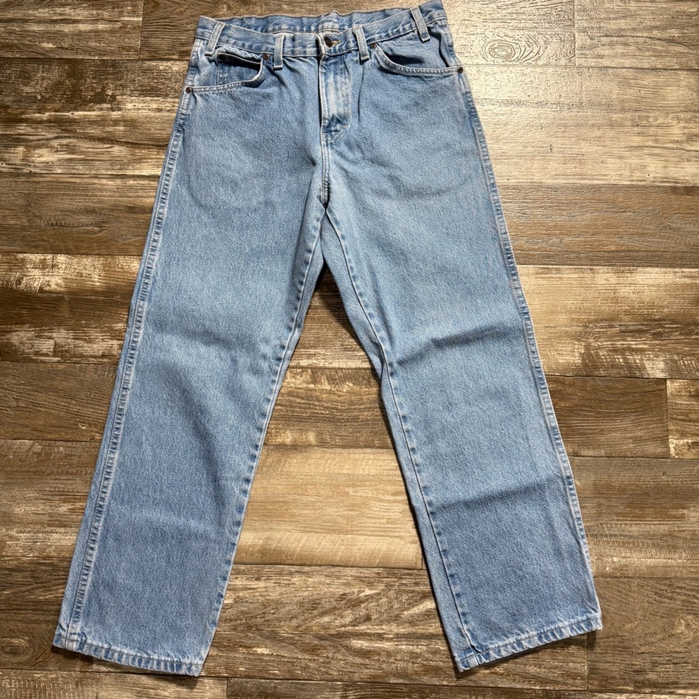 Dickies Regular Fit Jeans Mens 32x30 Blue Light Wash Denim Workwear 17293SNB